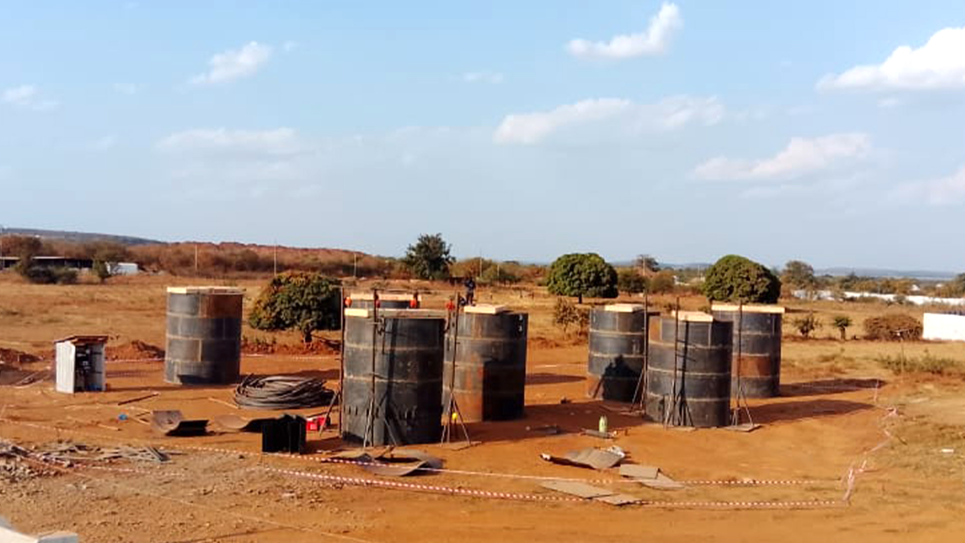 Fabrication of leaching tanks